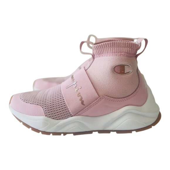 Pink Champion Meloso Rally Pro shoes athletic wear sneakers size 6.5 - Picture 3 of 15